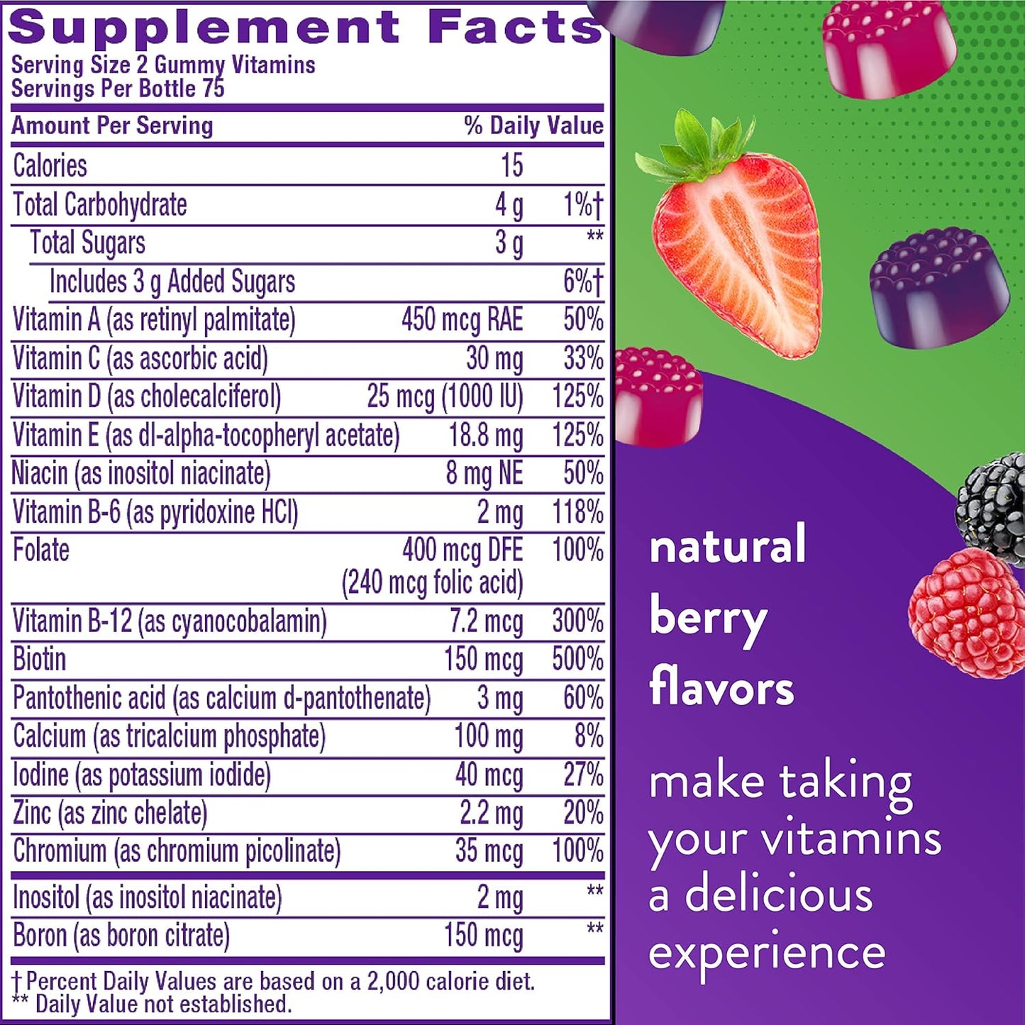 150 Count Vitafusion Women's Multivitamin Gummies and 120 Count Vitamin D3 Gummy Vitamins for Women