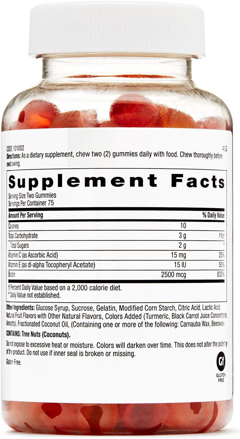 150 GNC Women's Hair, Skin & Nails Gummies with Biotin for Strong Hair, Skin & Nails