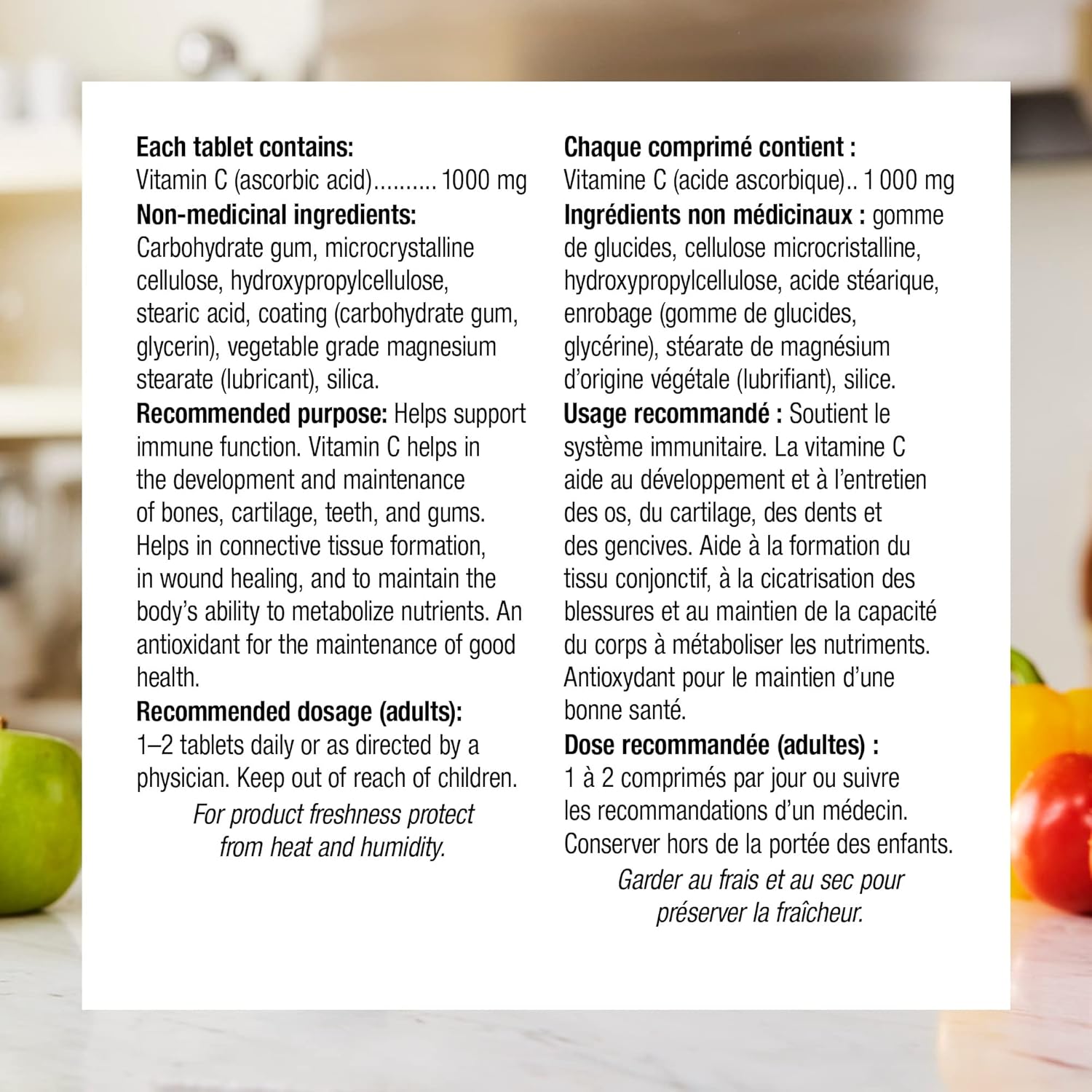 150 Tablets of Webber Naturals Vitamin C Time Release 1000 mg - Immune Support Supplement