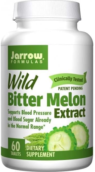 1500 mg Bitter Melon Extract by Jarrow Formulas - 60 Tablets, Dietary Supplement for 30 Days