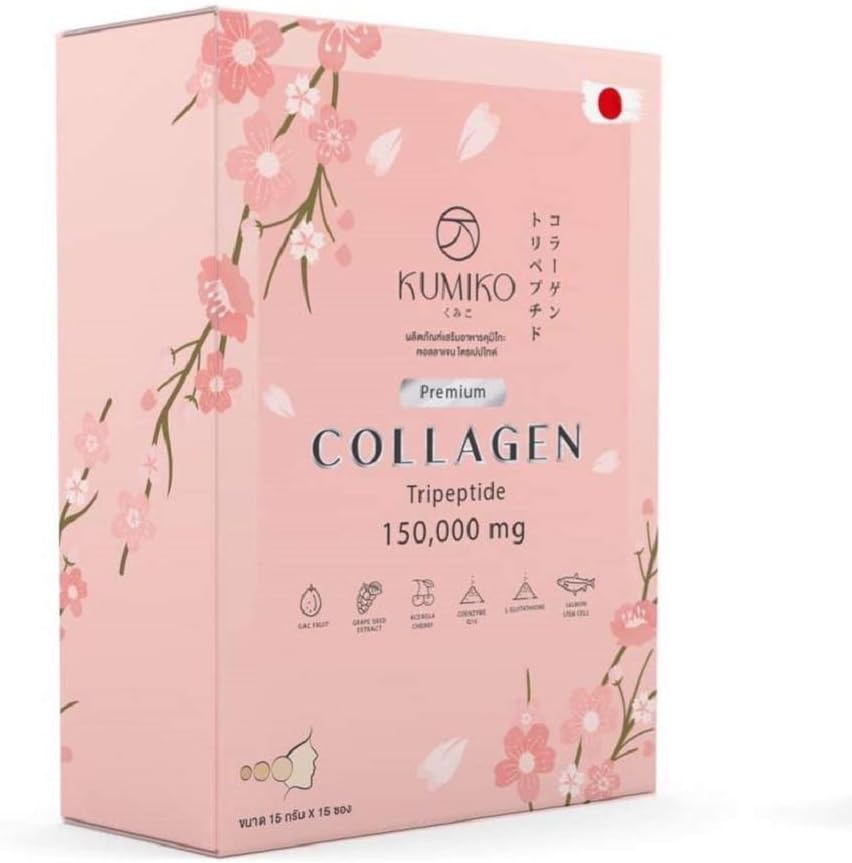 150000 mg Kumiko Collagen Salmon Stem Cell Powder - 15 Sachets