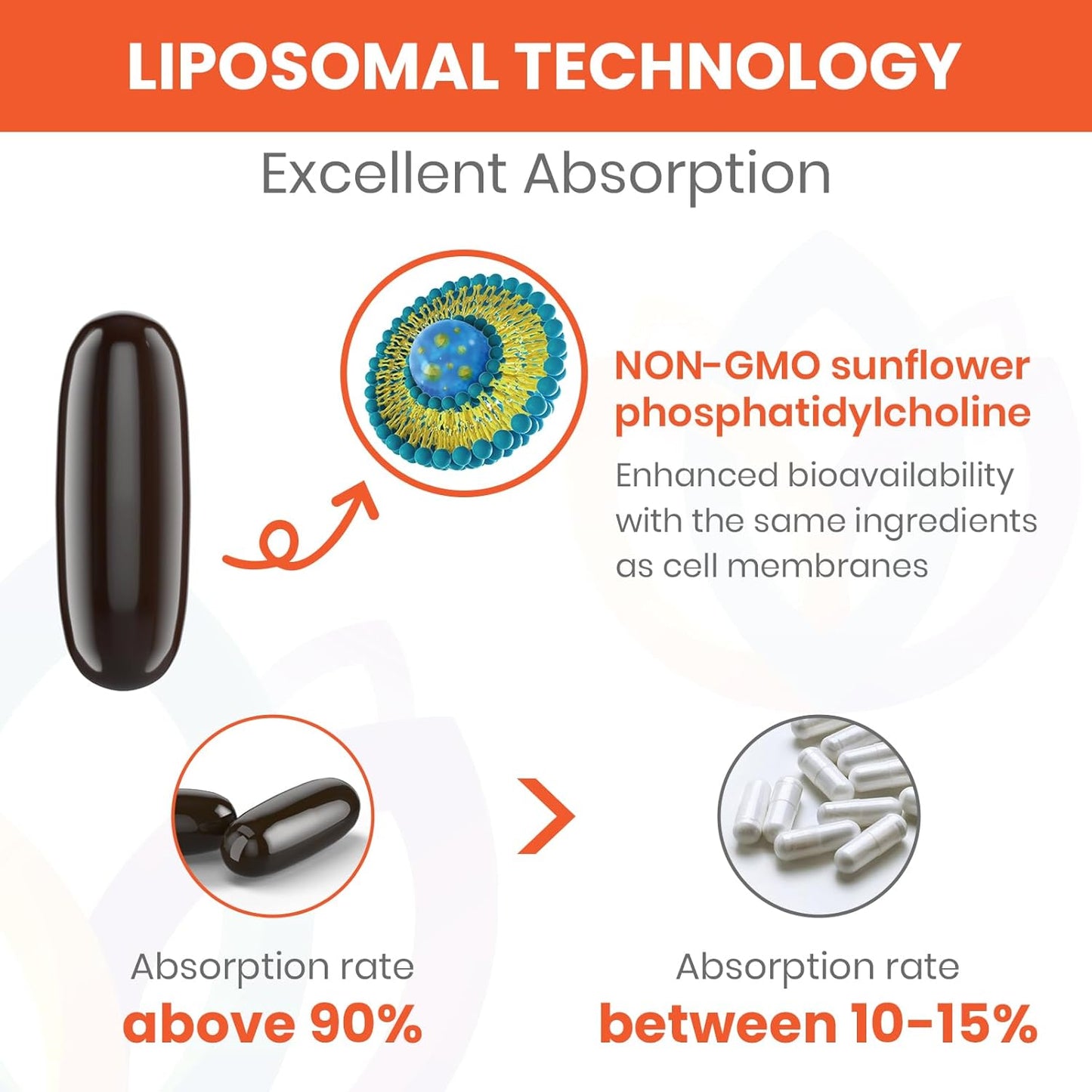 1500mg Liposomal Fisetin Supplements - High Absorption, 98% Pure, Polyphenol Antioxidant for Healthy Aging - 60 Softgels