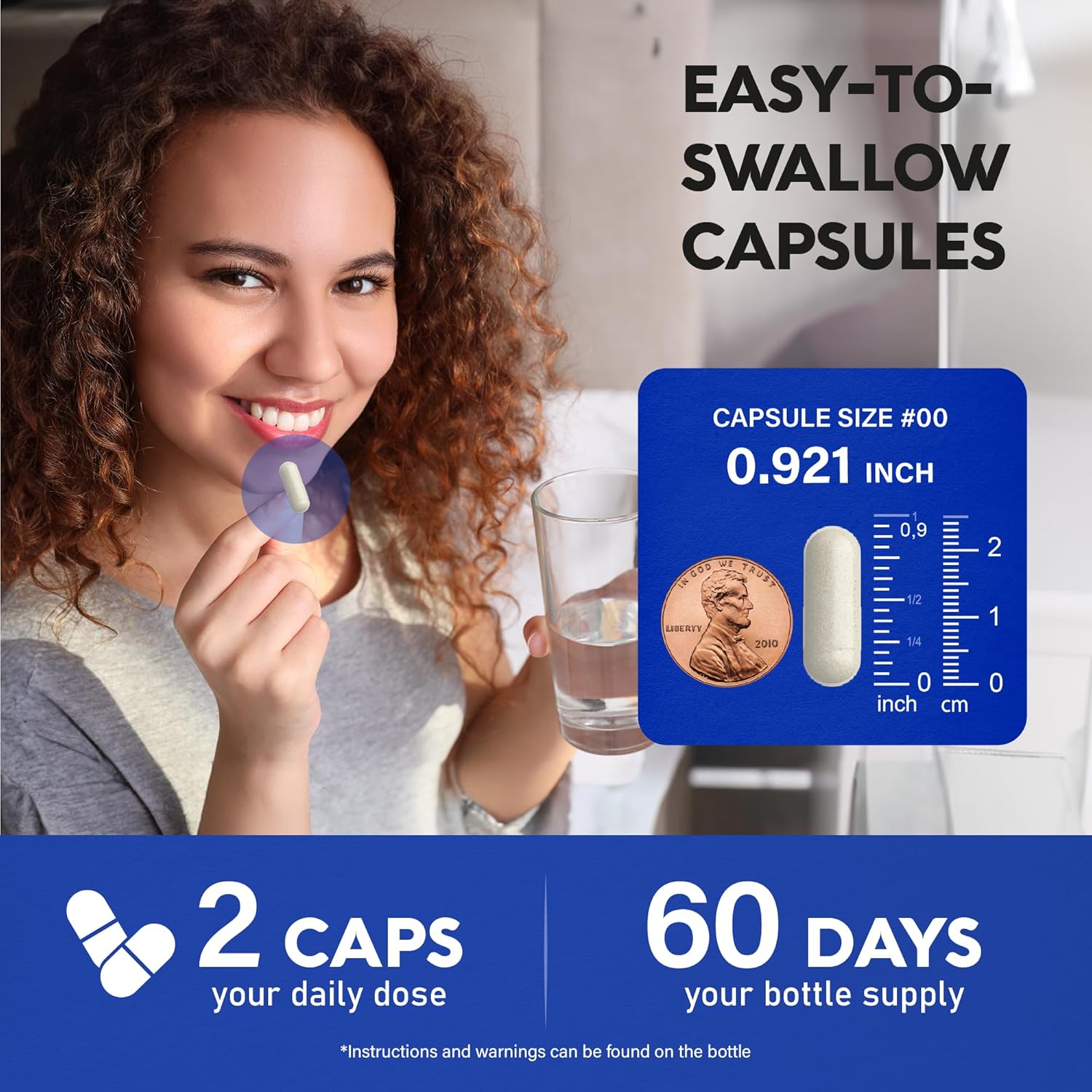 1500mg NUTRAHARMONY Magnesium Taurate Capsules with Vitamins B6, C, D3 - Heart, Sleep, Muscle Support - Pepper for Absorption - Lab Tested, Made in USA - 120 Caps, 2 Month Supply