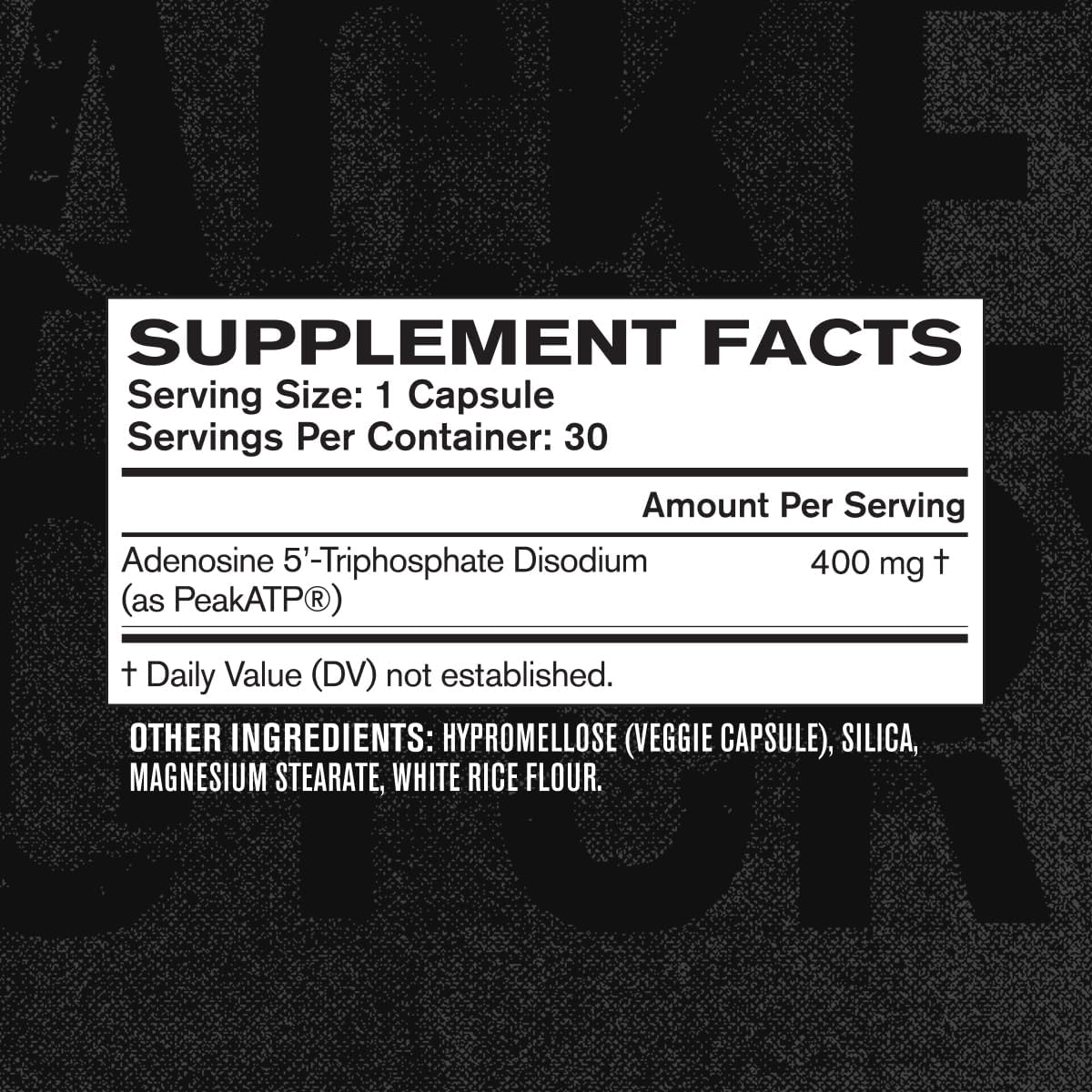 150g Creatine Monohydrate Powder for Muscle Growth & Strength - Muscle Builder with PeakATP (30 Capsules)