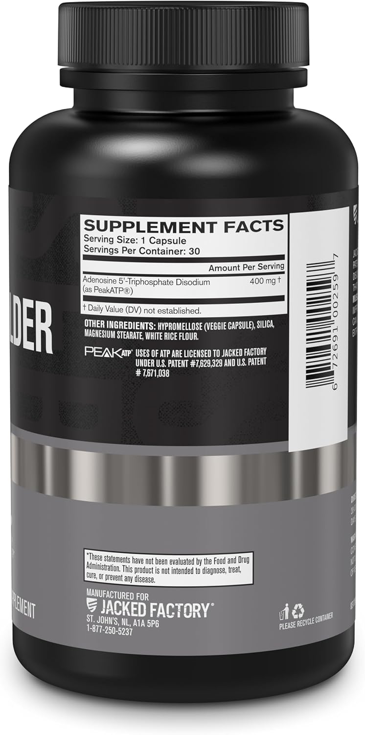 150g Creatine Monohydrate Powder for Muscle Growth & Strength - Muscle Builder with PeakATP (30 Capsules)