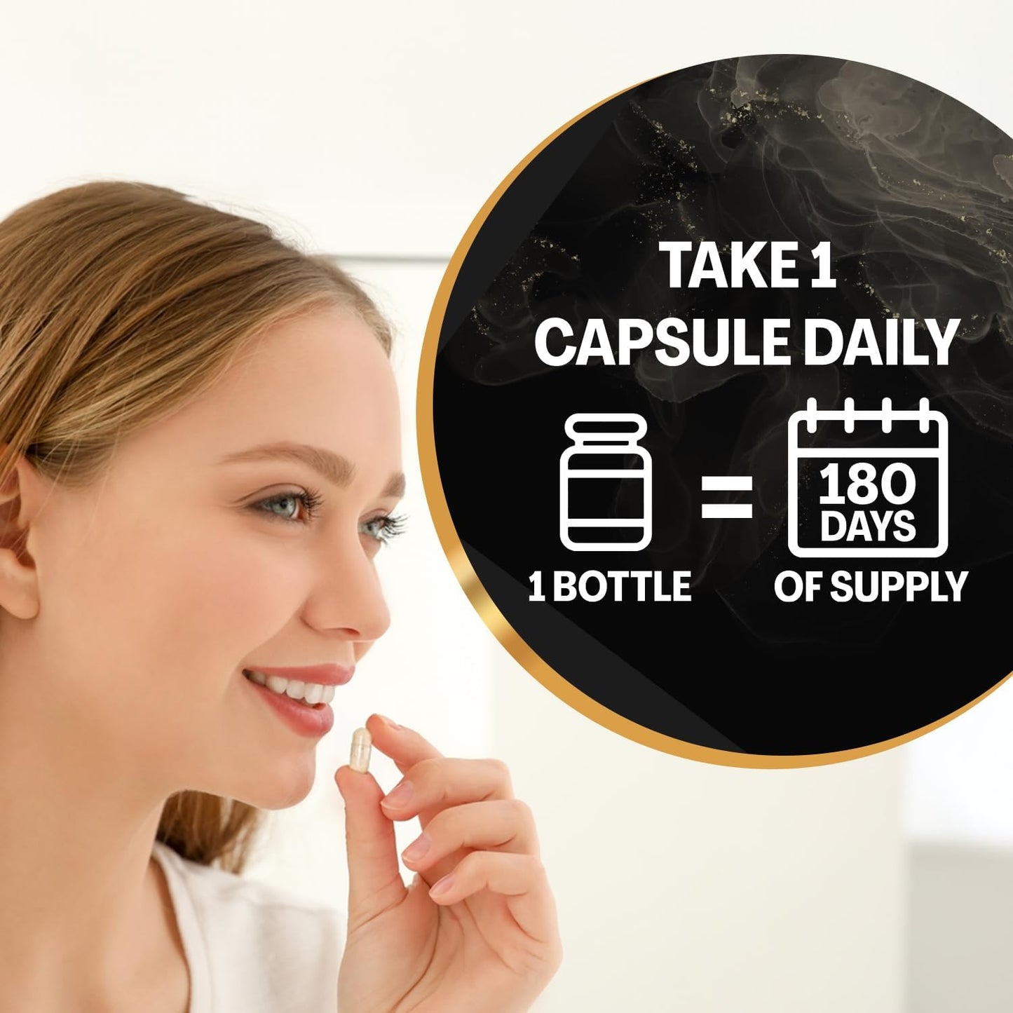15,250 MG Herbal Supplement with Shilajit, Ginseng, Ashwagandha, Rhodiola, Turmeric, Gingko, Nettle, and Cordyceps (180 Caps)