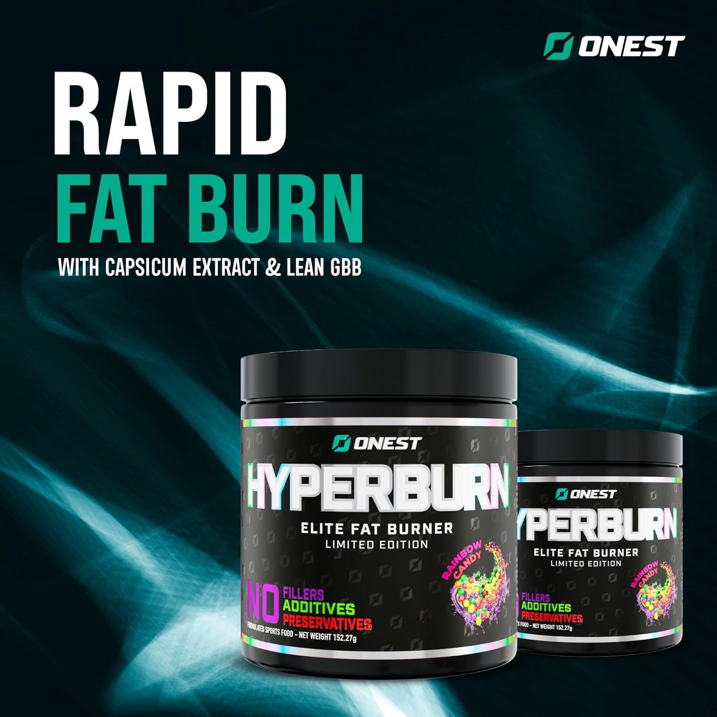 153g ONEST Hyperburn Thermogenic Powder: Enhanced Energy & Performance Support Supplement - 30 Servings