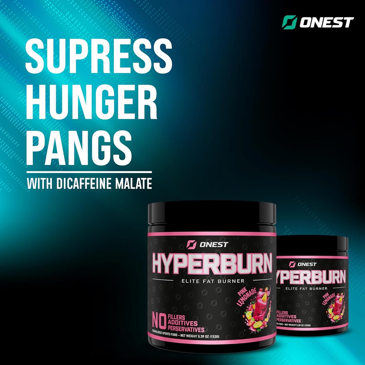 153g ONEST Hyperburn Thermogenic Powder: Enhanced Energy & Performance Support Supplement - 30 Servings