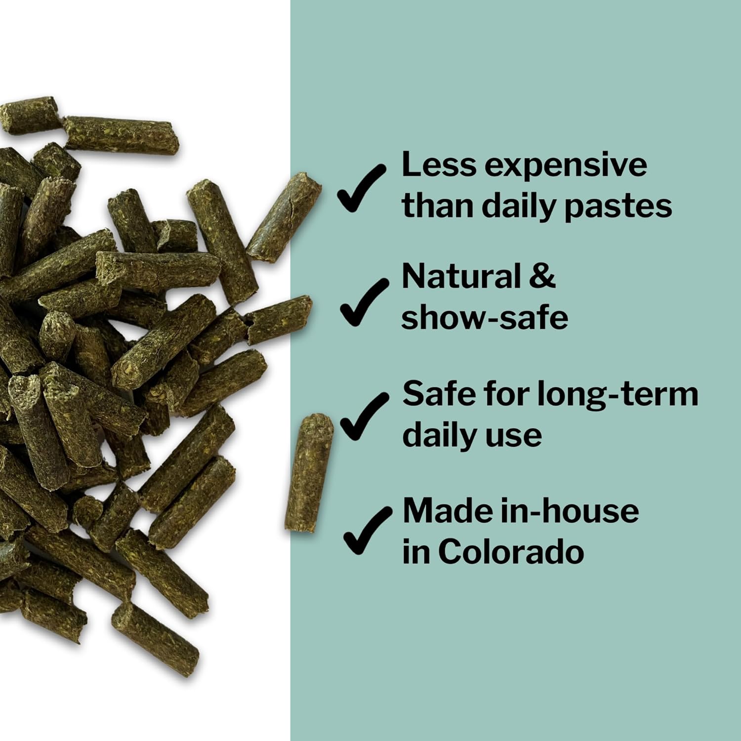 15lb Refill Bag of Formula 707 ULZERless Equine Supplement - Natural Support for Horses Prone to Ulcers