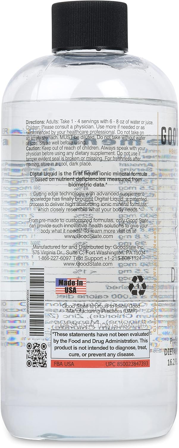 16 FL OZ Good State Digital Liquid Supplement for Optimal Health and Wellness