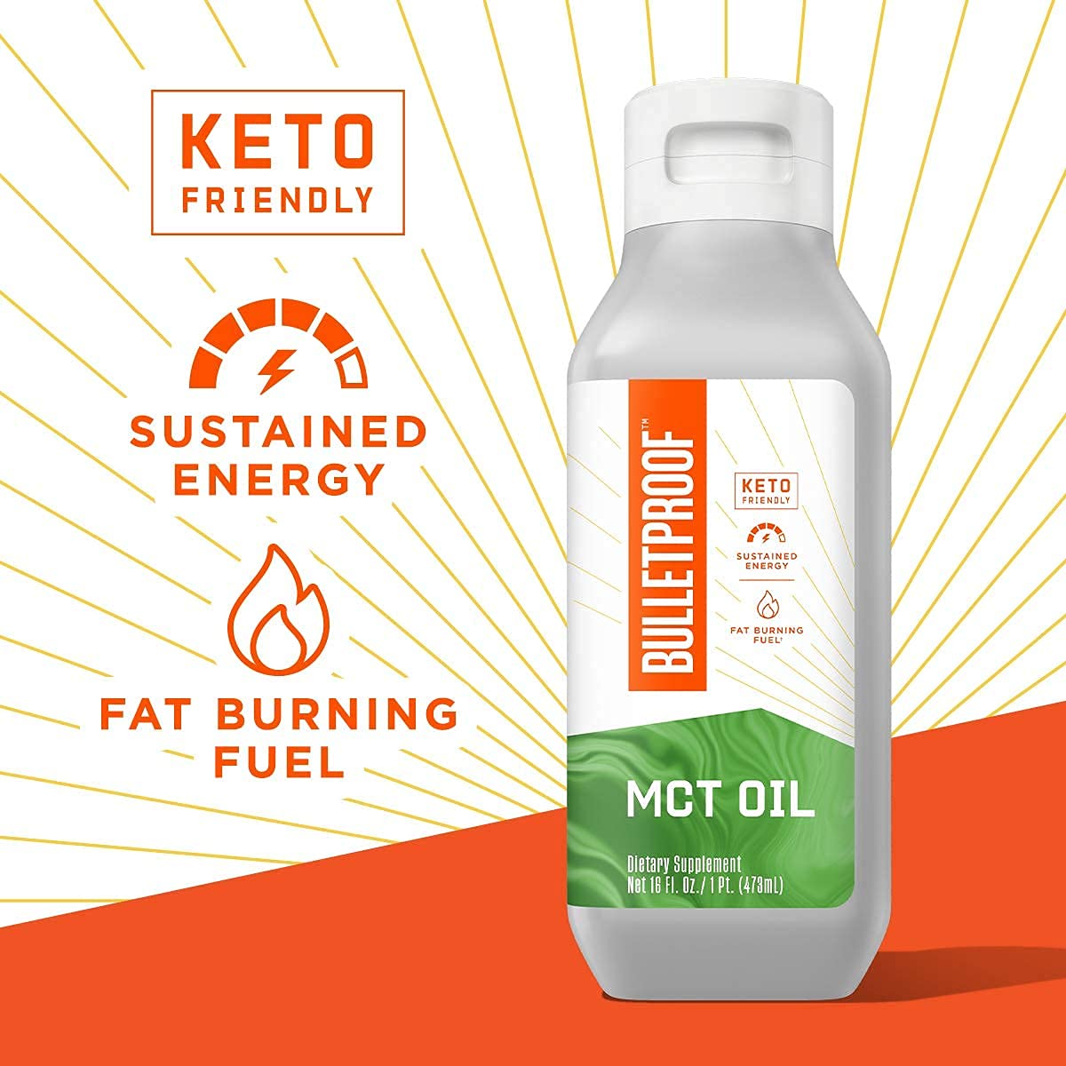 16 Fluid Ounces of Bulletproof MCT Oil for Enhanced Nutrition