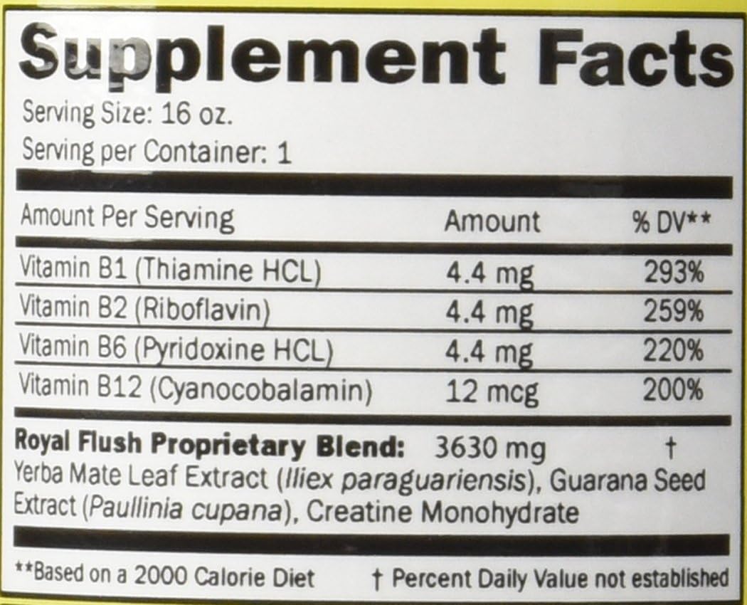 16 Ounce Royal Flush-Cut Supplement for Optimal Health and Wellness