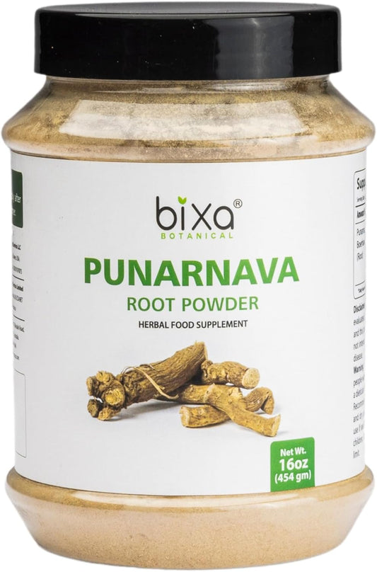16 OZ Bixa BOTANICAL Punarnava Powder - Boerhavia Diffusa - Ayurvedic Herbal Supplement - Gluten Free, Non-GMO, Vegan.