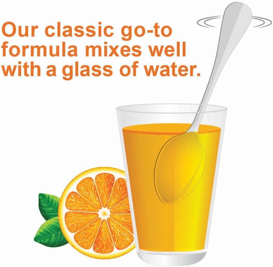 16 oz Citrucel Fiber Powder Orange Flavor for Occasional Constipation Relief