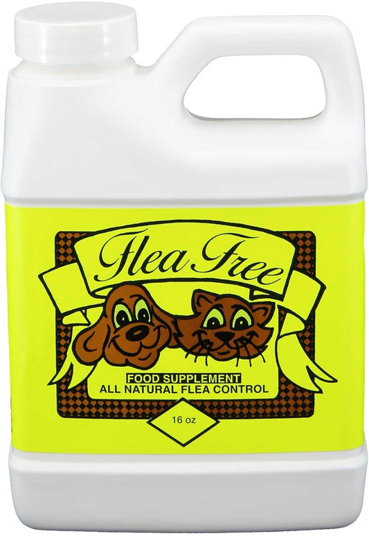 16 oz Organic Flea-Free Pet Food Supplement & Natural Products