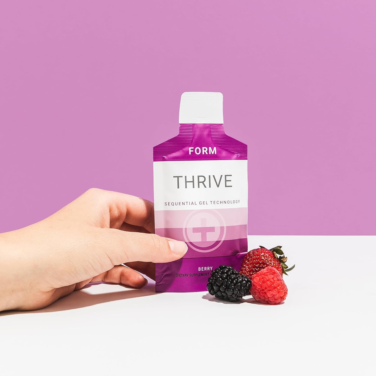 16 Packets of Le-Vel Thrive Form SGT Collagen Gel - Hydrolyzed Collagen Peptides for Joint Health, Skin Elasticity, and Lean Muscle Recovery - Sequential Gel Technology for Optimal Absorption - Plant-Based Formula