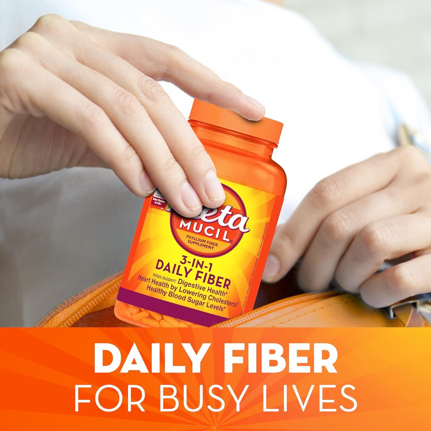 160 Capsules of Metamucil Fiber Supplement for Daily Use