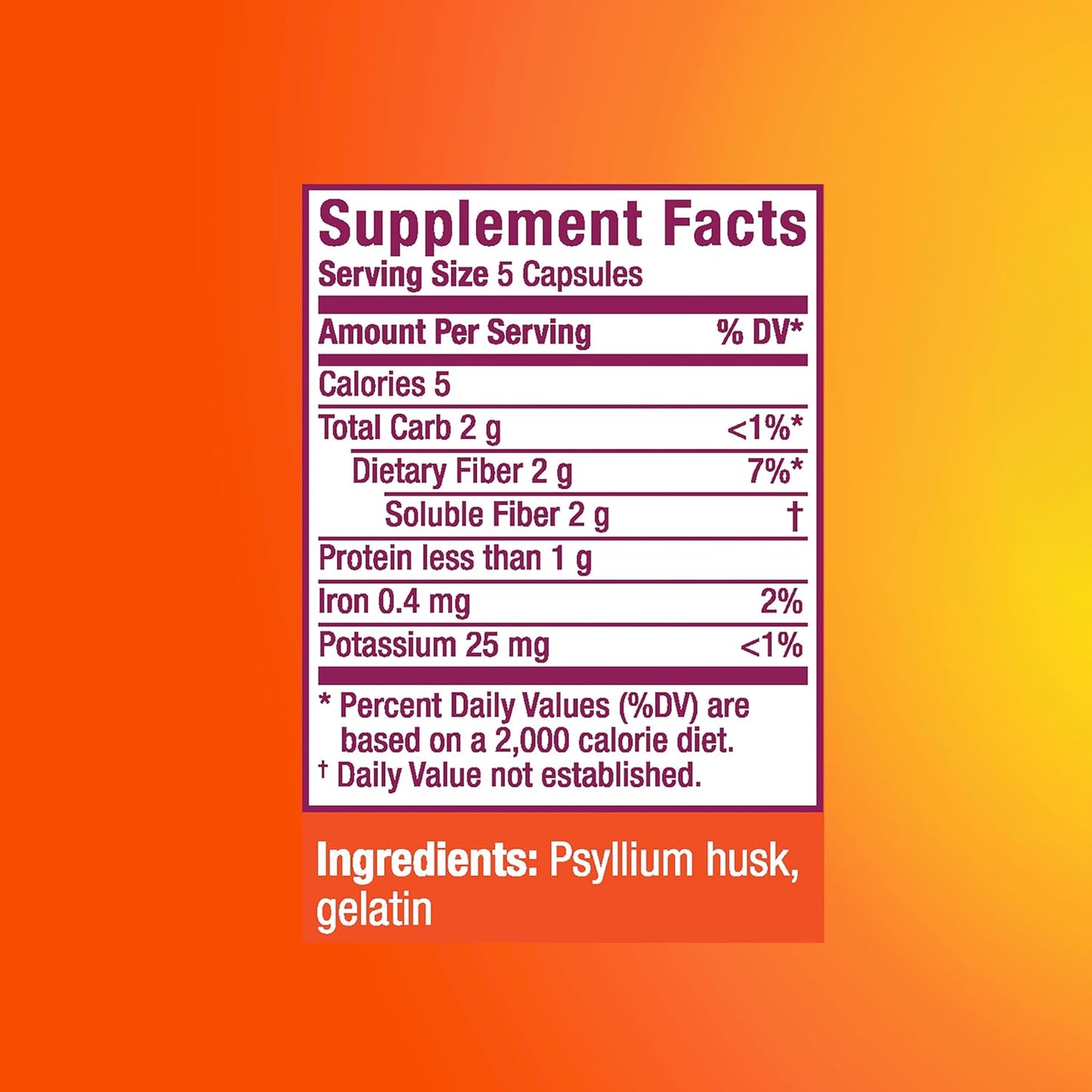 160 Capsules of Metamucil Fiber Supplement for Daily Use