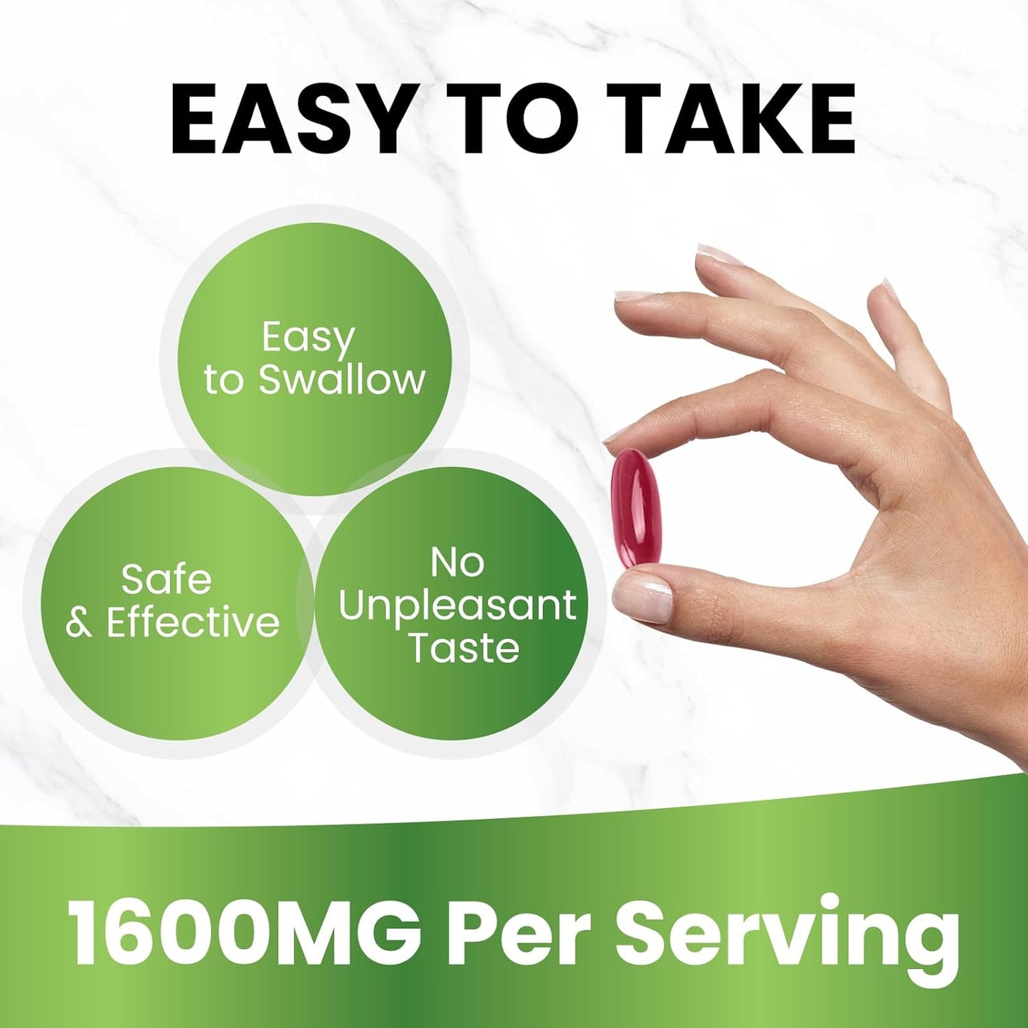 1600MG CNCHEF Urolithin A Supplement for Cellular Energy and Healthy Aging - 90 Softgels