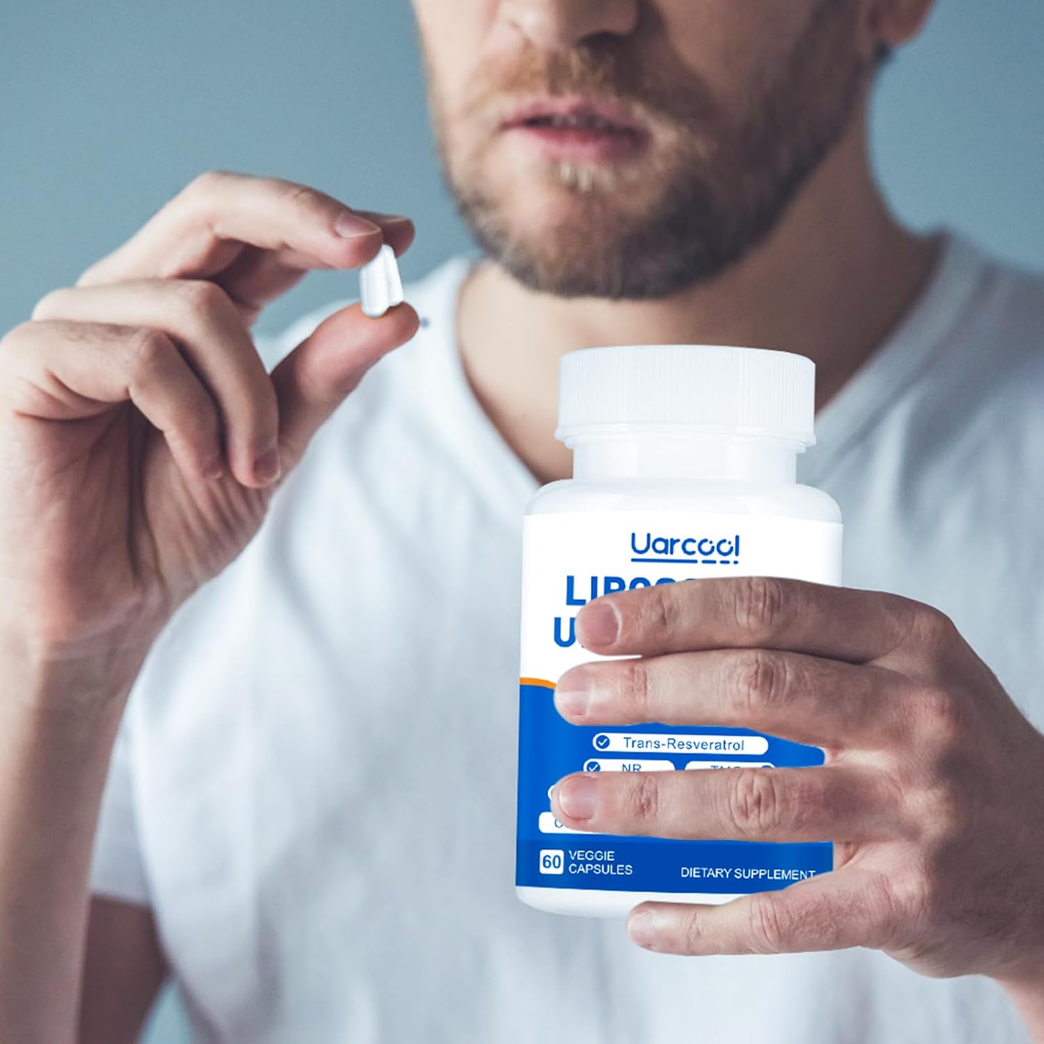 1600mg Liposomal Urolithin A Supplement for Muscle Strength and Energy - Lab Verified - 60 Softgels