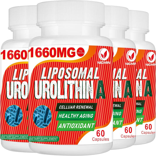 1660MG Liposomal Urolithin A Supplement - 240 Capsules by NICMIN