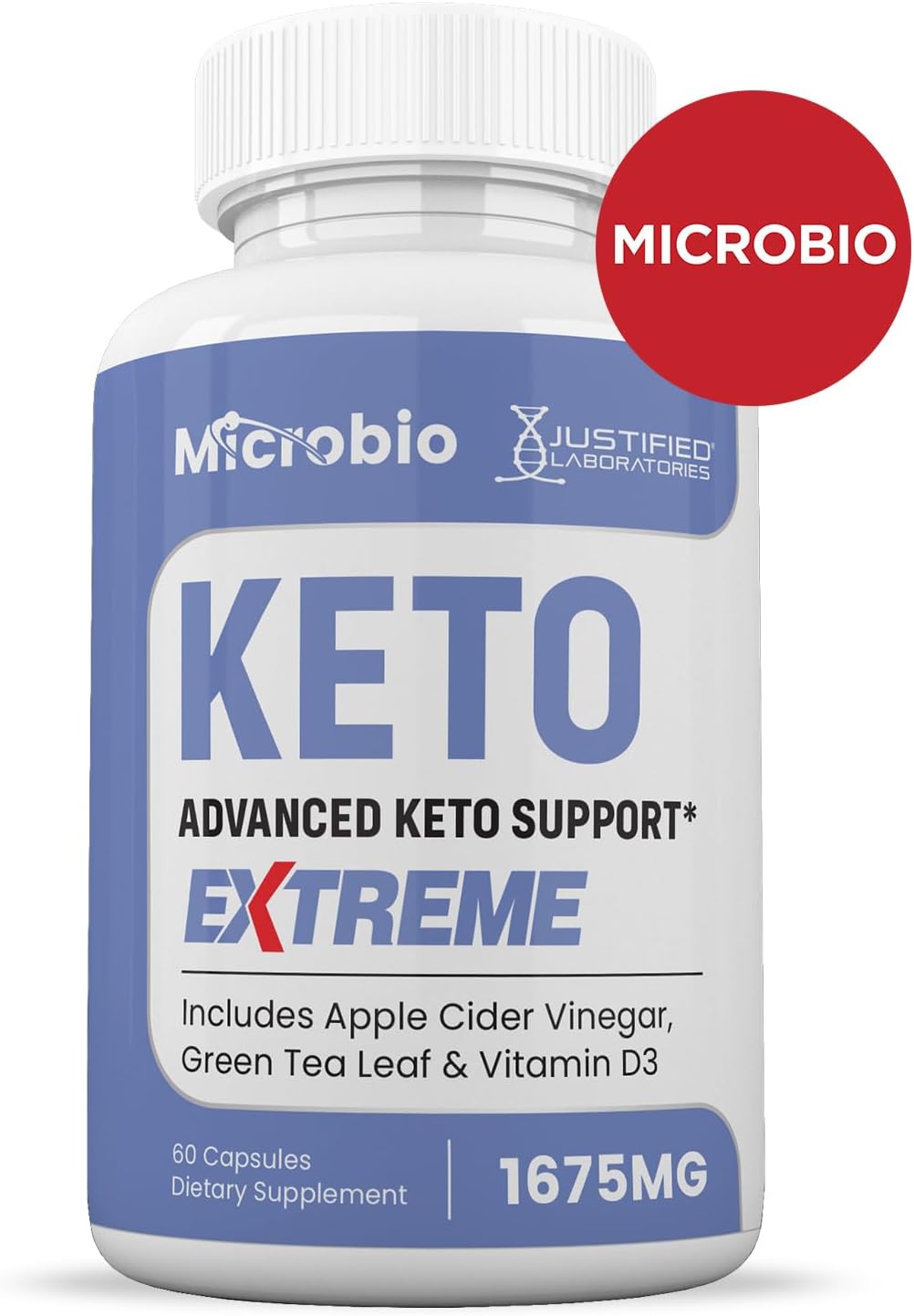 1675mg Keto ACV Extreme Pills with Green Tea Leaf & Olive Oil - 60 Capsules