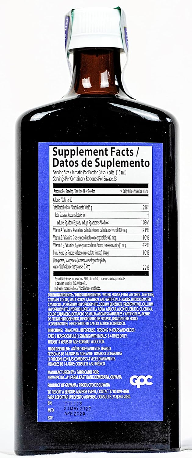 16.9 fl oz Liquid Ferrol Compound Dietary Supplement