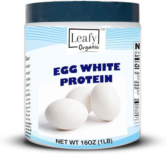 16oz (450g) Organic Egg White Protein Powder from Leafy Greens - All-Natural Supplement