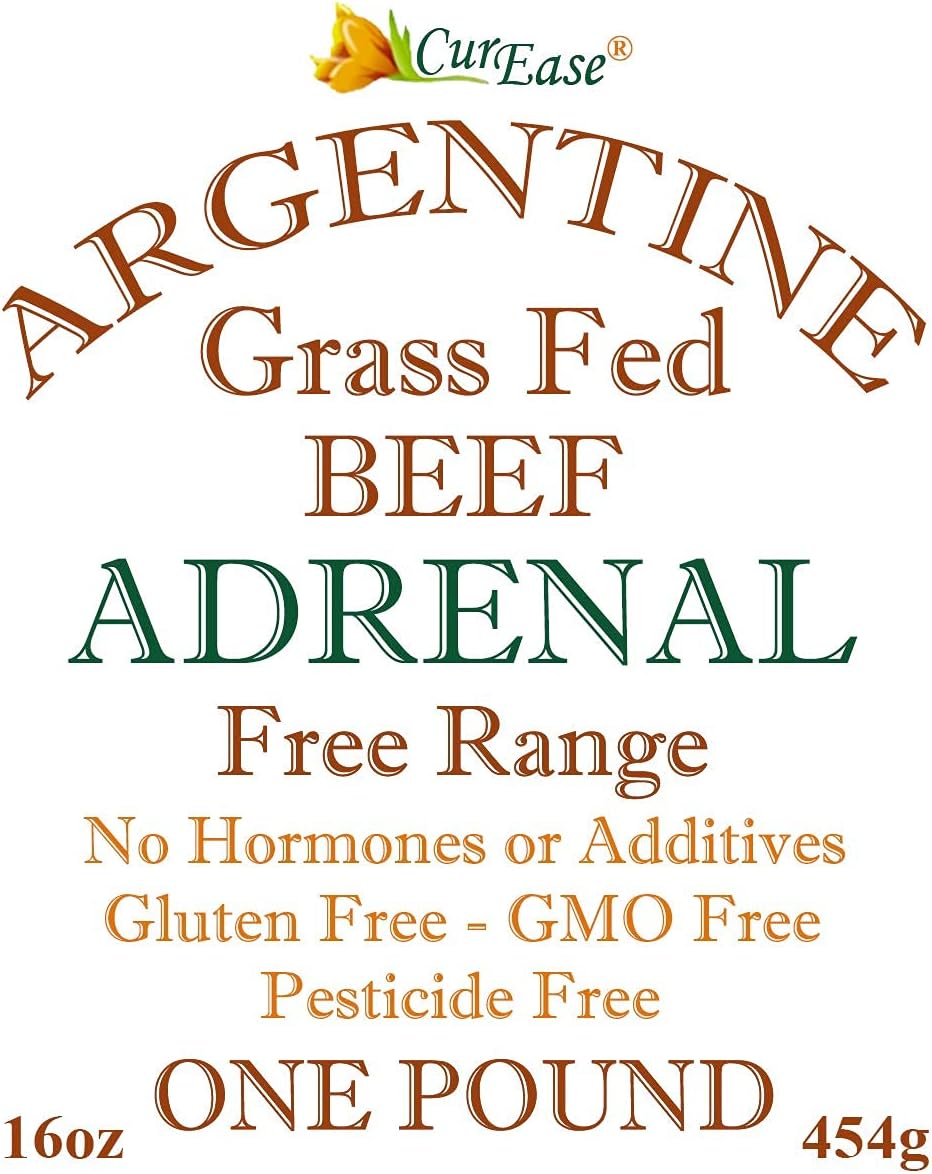 16oz CurEase Argentine Beef Adrenal Powder - Premium Quality Beef Supplement