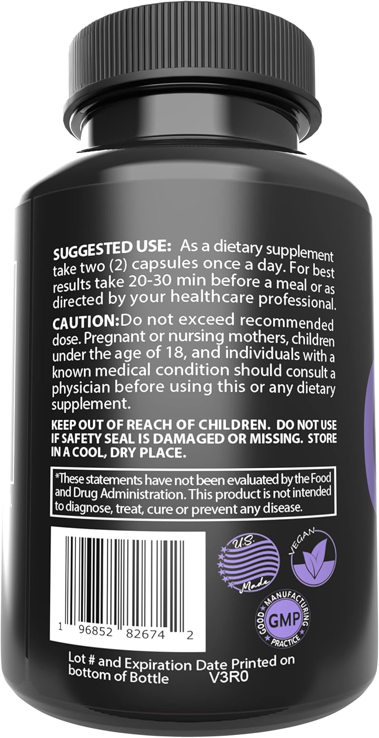 177mg Pure Saffron Extract Supplements for Mood & Energy Support - Made in USA - Vegan & Non-GMO - 60 Capsules