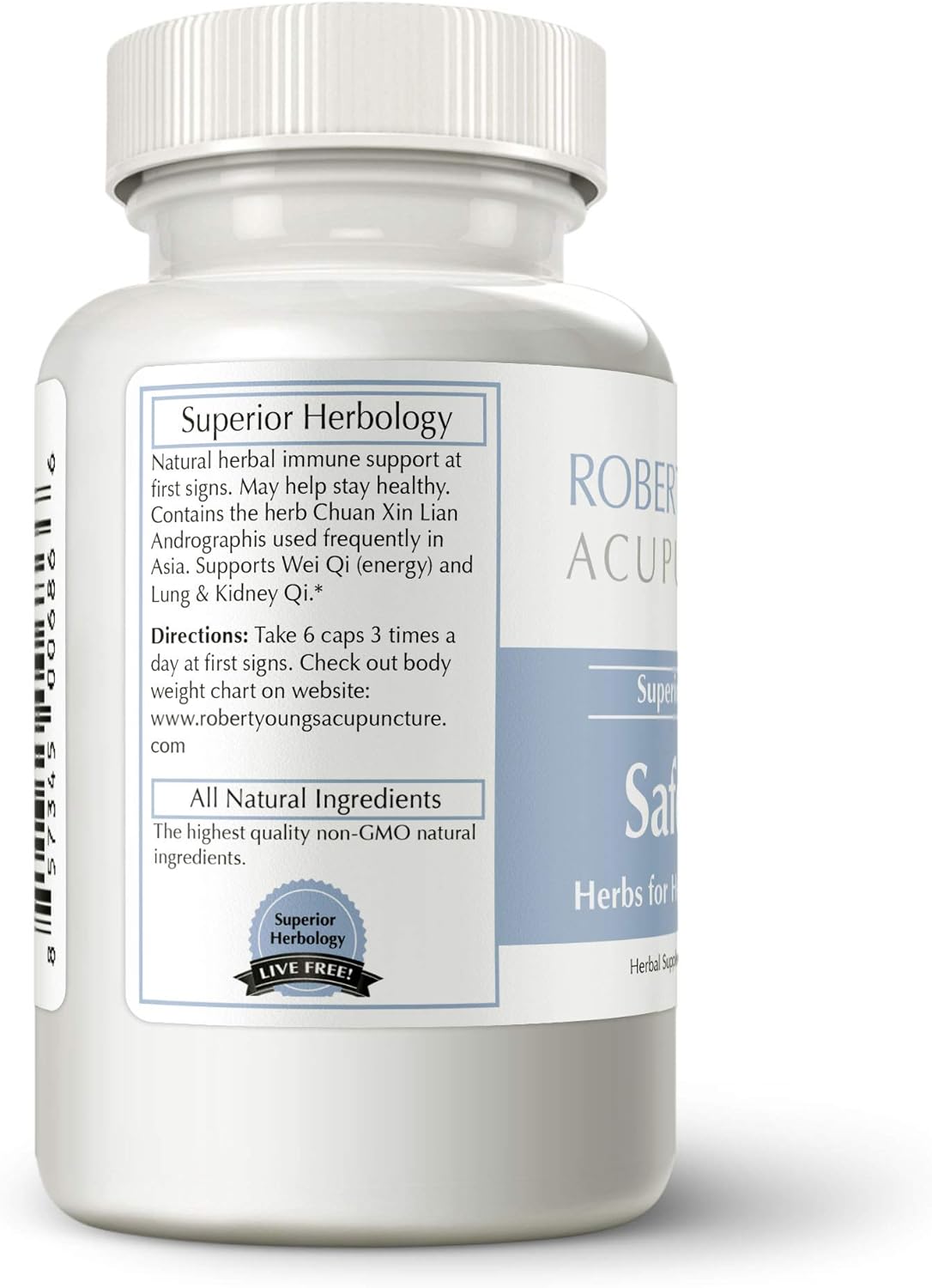 180-Capsule SafeWell Herbal Wellness Boosting Formula by Robert Youngs Acupuncture | Fast-Acting Relief for Sinus, Nose, & Headache Pressure