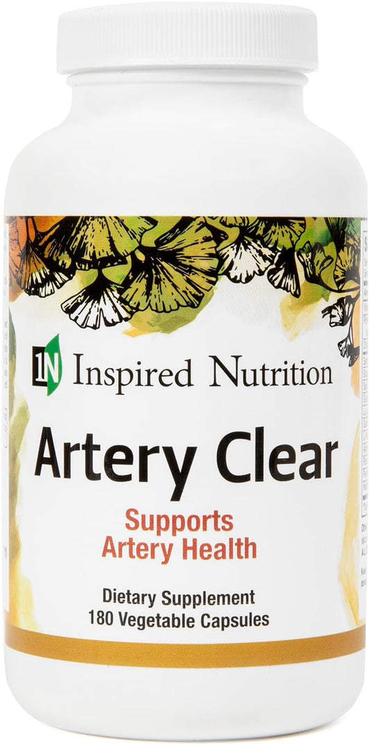 180 Capsules Artery Clear Supplement - Promotes Cardiovascular Health and Blood Flow