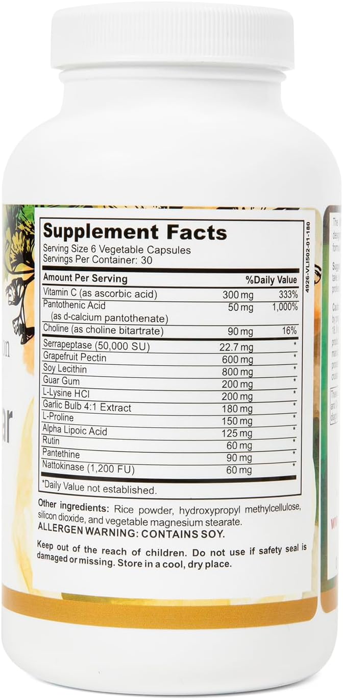180 Capsules Artery Clear Supplement - Promotes Cardiovascular Health and Blood Flow