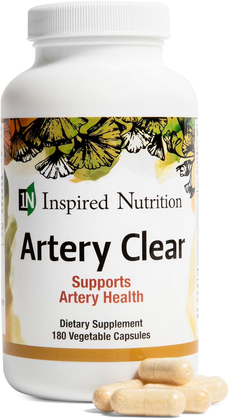 180 Capsules Artery Clear Supplement - Promotes Cardiovascular Health and Blood Flow