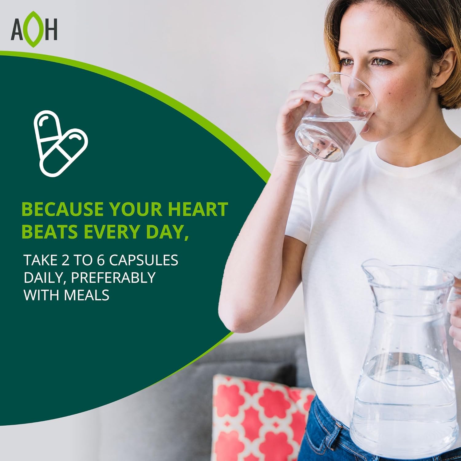 180 Capsules Blood Pressure Support Supplement with Astragalus, Ginkgo Biloba, Rhodiola Rosea, Reishi Mushroom - Cardiovascular & Heart Health Booster