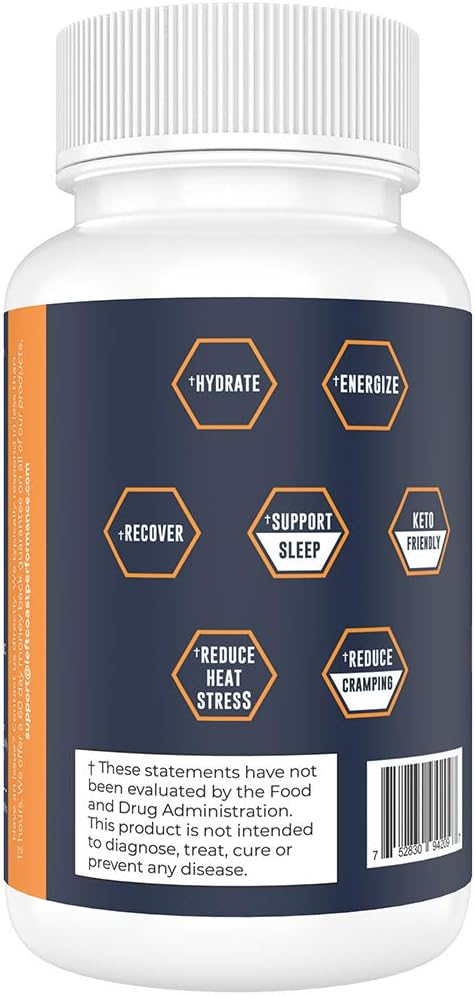 180 Capsules Keto Electrolyte Supplement for Ketogenic Diet - Magnesium, Potassium, Sodium, Calcium. Hydration Support Tablets*