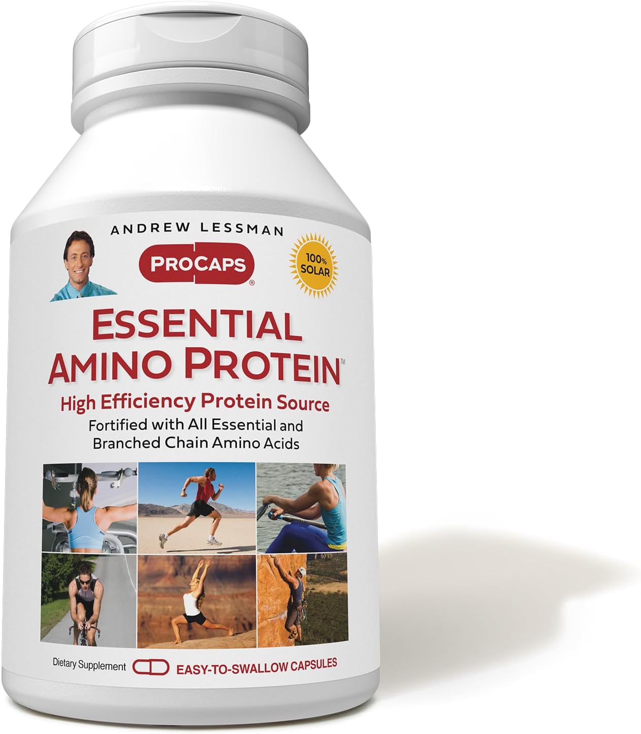 180 Capsules of Andrew Lessman Essential Amino Protein: Bioavailable Source of Essential Amino Acids for Organ and Tissue Health.