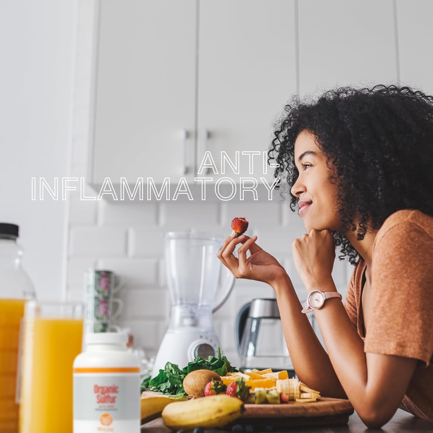 180 Capsules of PURE Organic Sulfur MSM Powder for Joint Health, Hair Growth, Skin, and Nails - Vegan, Non-GMO, Gluten Free