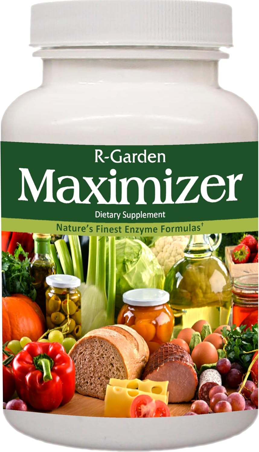 180 Capsules of R-Garden Maximizer Enzyme Supplement for Digestive Health