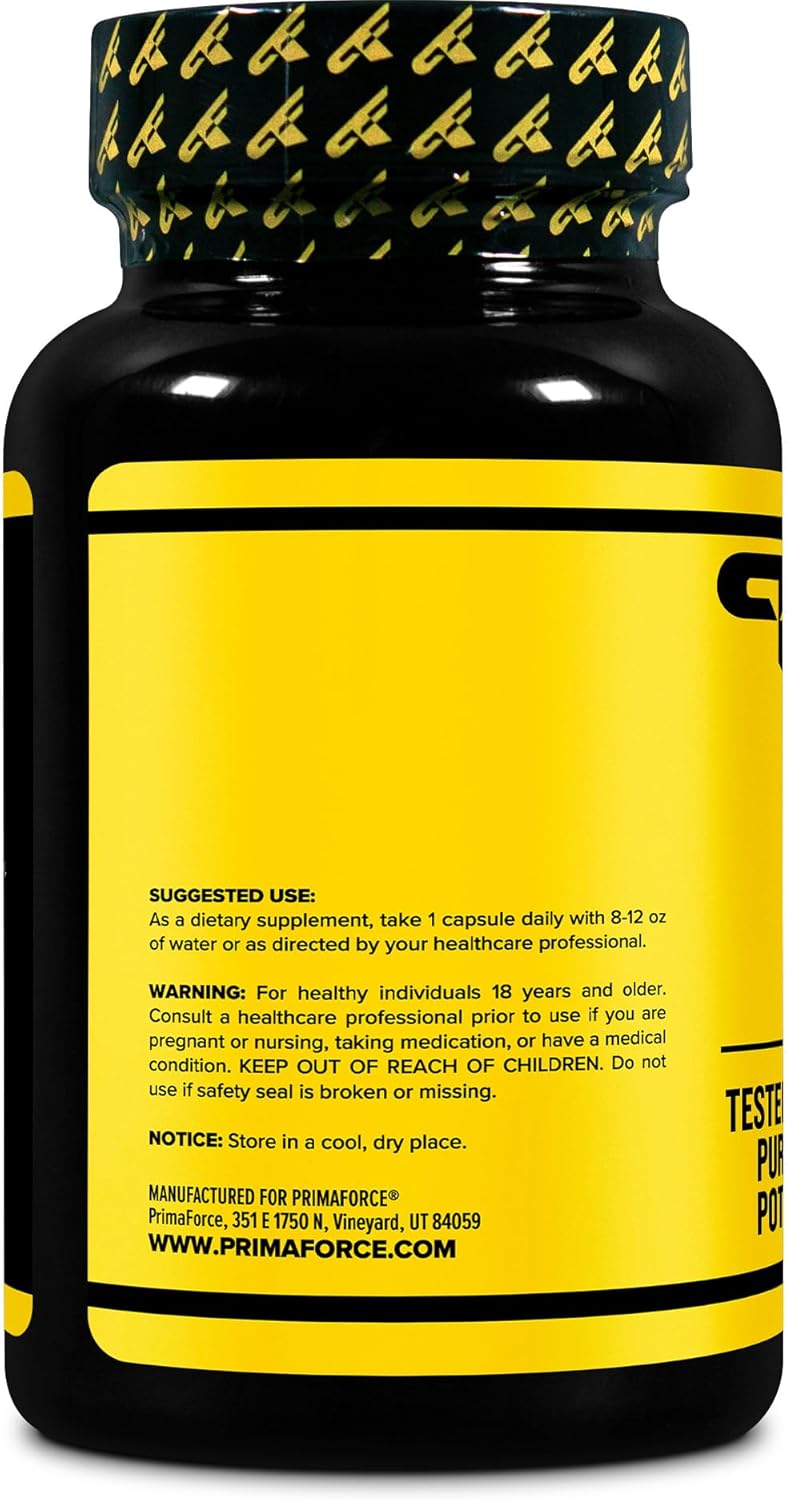 180 Capsules Primaforce Milk Thistle Supplement - 1000mg Equivalent, Gluten Free, Non-GMO, 4:1 Extract
