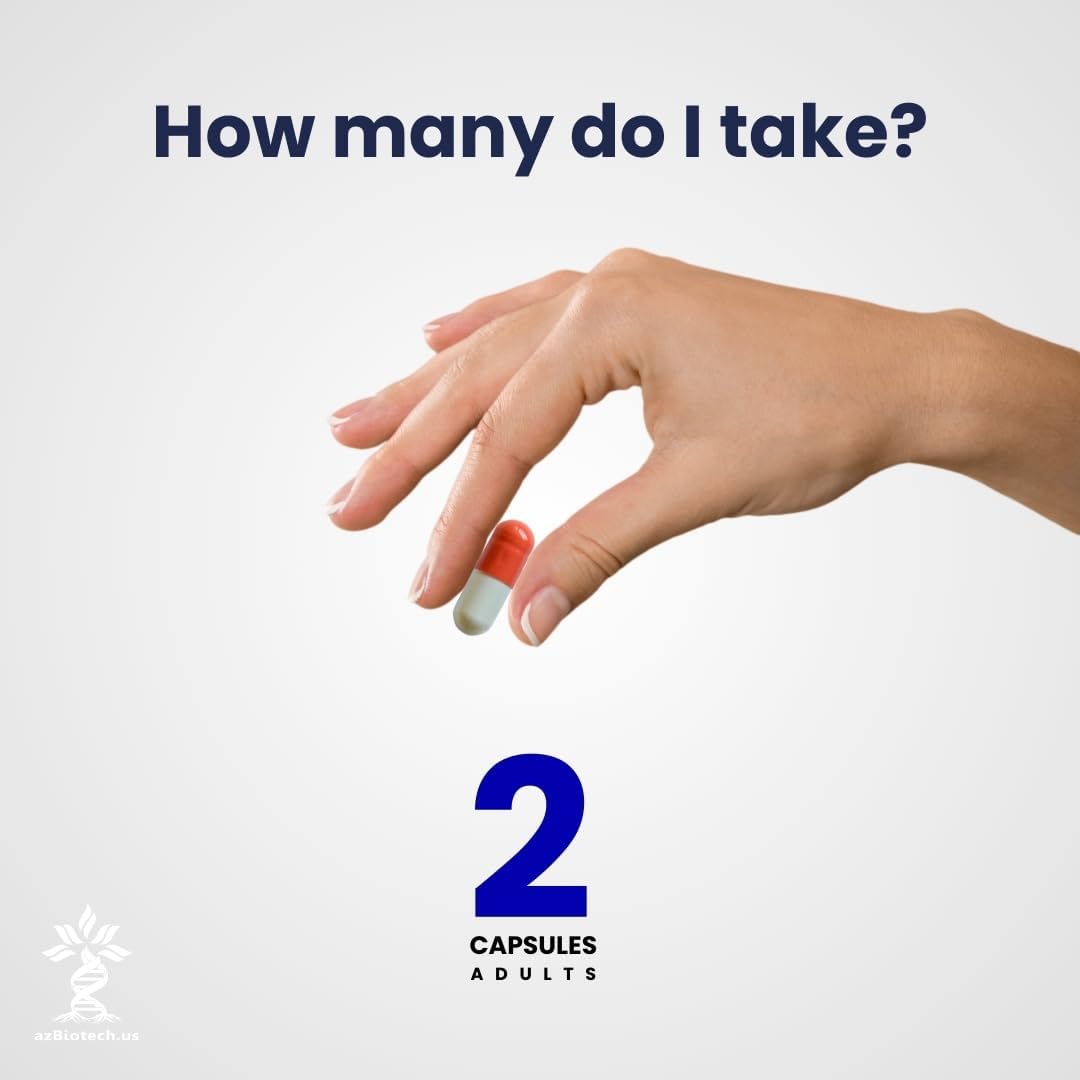 180 Count AZ BIOTECH Alpha Lipoic Acid (ALA) 570 mg Capsules - Gluten Free, Non-GMO, Vegan Formula