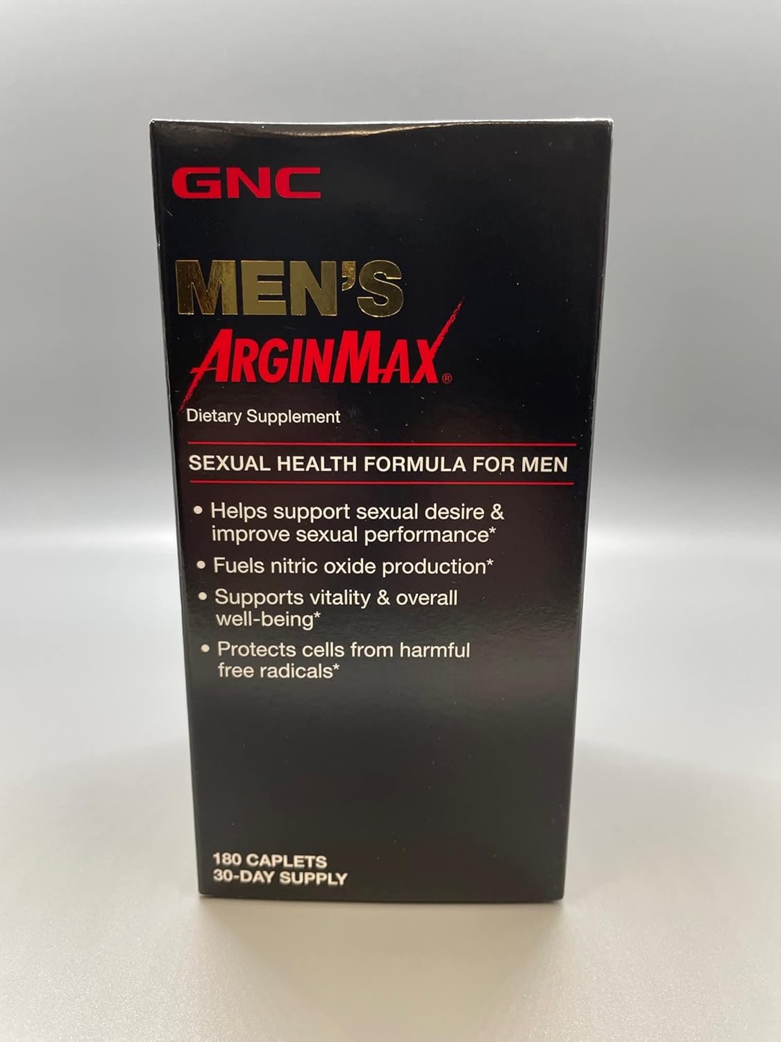 180 Count GNC Mens Arginmax Sexual Health Supplement - Supports Blood Flow and Vitality