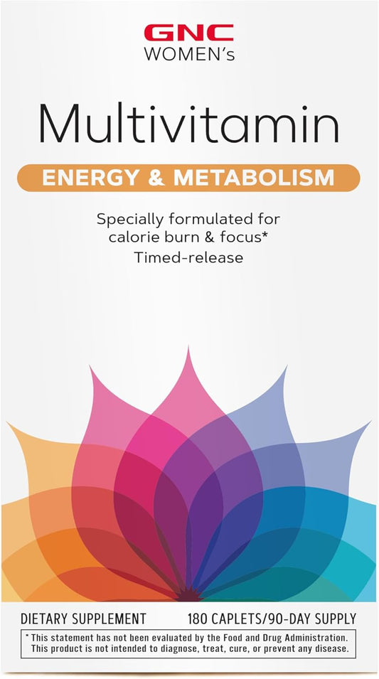180 Count GNC Women's Multi Energy & Metabolism Supplement for Women