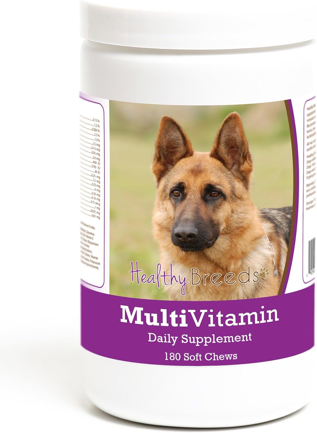 180 Count Healthy Breeds German Shepherd Dog Multivitamin Soft Chews