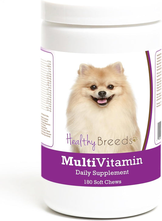 180 Count Healthy Breeds Pomeranian Dog Multivitamin Soft Chews