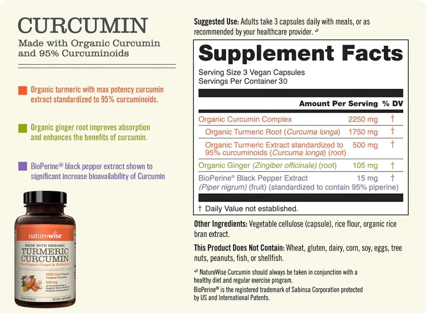 180 Count Jarrow Formulas Probiotics & NatureWise Curcumin Turmeric Joint Support Dietary Supplements