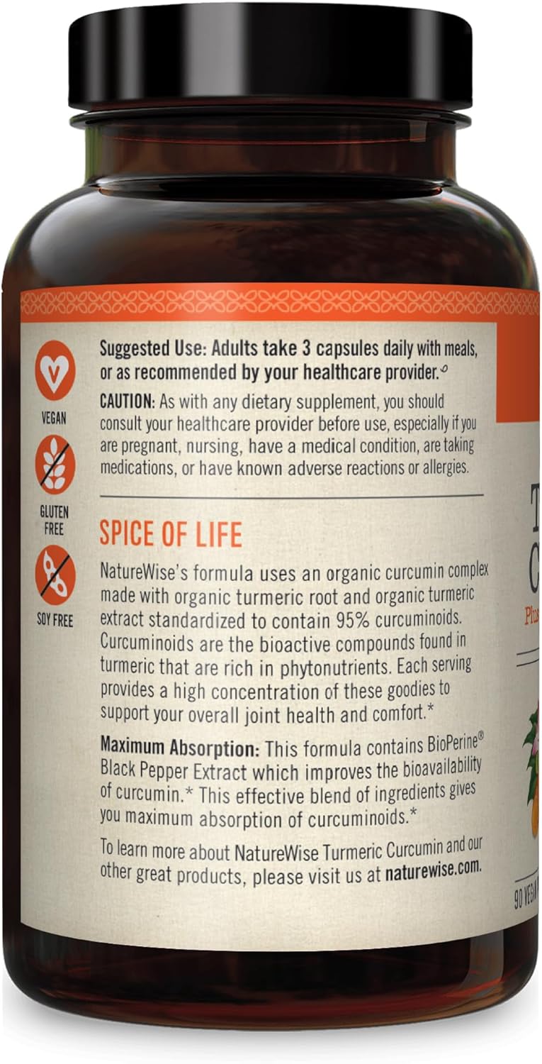 180 Count Jarrow Formulas Probiotics & NatureWise Curcumin Turmeric Joint Support Dietary Supplements