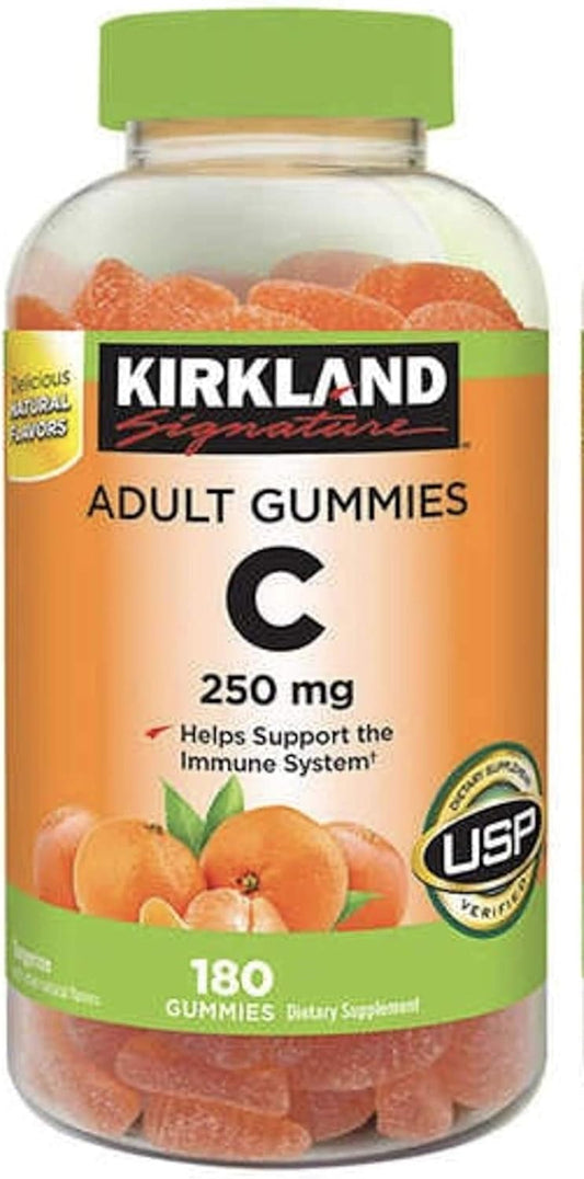 180 Count Kirkland Signature Vitamin C Gummies for Adults - 250 mg