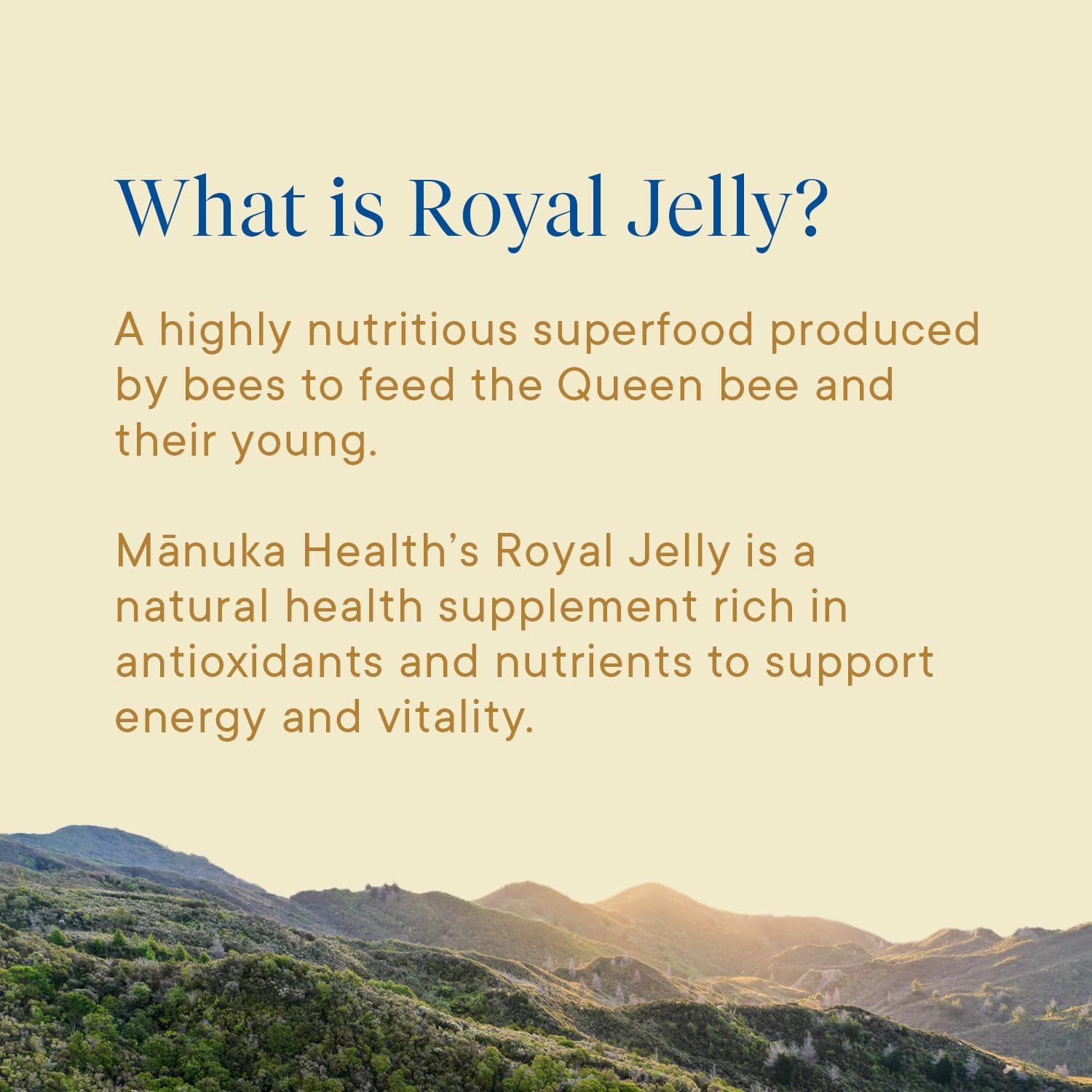 180 Count Manuka Health Royal Jelly Capsules 1000mg - 3 Month Supply - Anti Aging Supplement from New Zealand