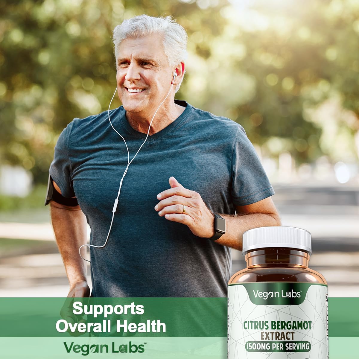 180 Count Vegan Citrus Bergamot Extract Capsules - 1500MG - 25:1 Concentration - Antioxidant Support - Gluten Free & Non-GMO - Promotes Overall Health